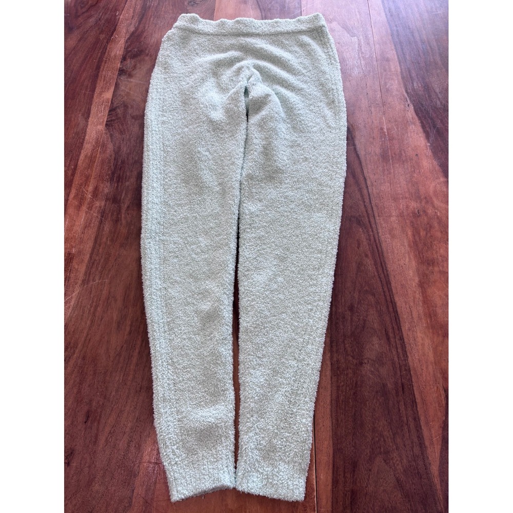 VICTORIA'S SECRET lounge pants women XS seafoam green plush boucle knit cosy